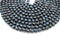 Blue Tigers Eye Gemstone Beads, 8mm, Round